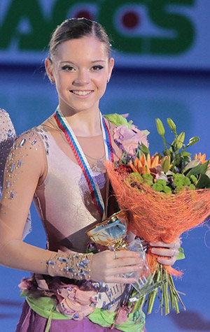 Судьи «простили» Аделине Сотниковой помарку и отдали ей победу, поскольку программа у юной россиянки была сложнее, чем у ее соперницы из Южной Кореи. Фото: Team Russia 2014