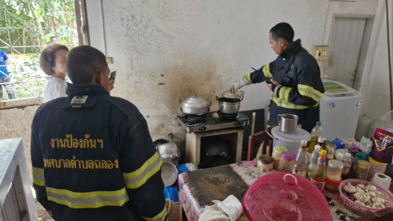 Экстренные службы Чалонга получили 2 ноября вызов на пожар внутри кастрюли. Фото: Chalong Municipality