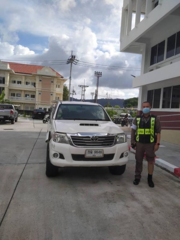 Пьяный бразилец спровоцировал серию ДТП в Патонге и Кату. Фото: Patong Police